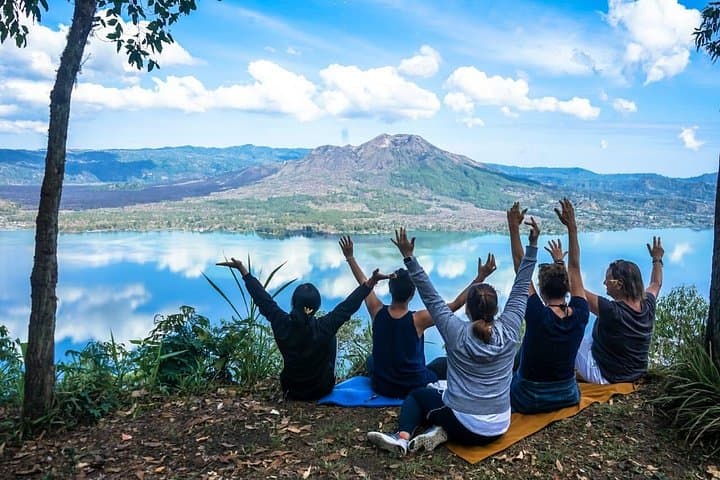 Mindful Nature Walk on Mount Abang: Sunrise Yoga, Sacred Springs & Rewilding