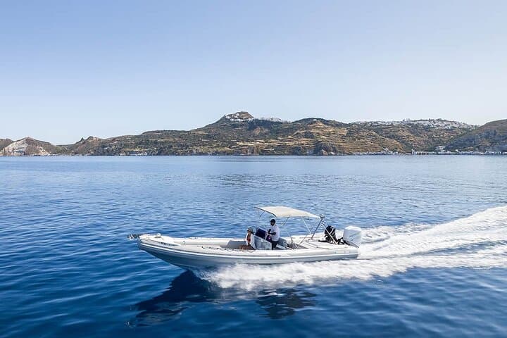Milos Private RIB Tour: Marvel 9.6m Sea Adventure & Snorkel