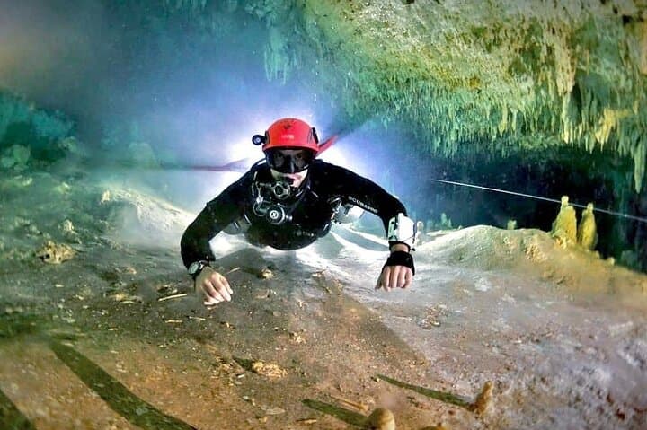 Private Full-Day Cenote Diving in Playa del Carmen — 2 Dives & Lunch photo 2
