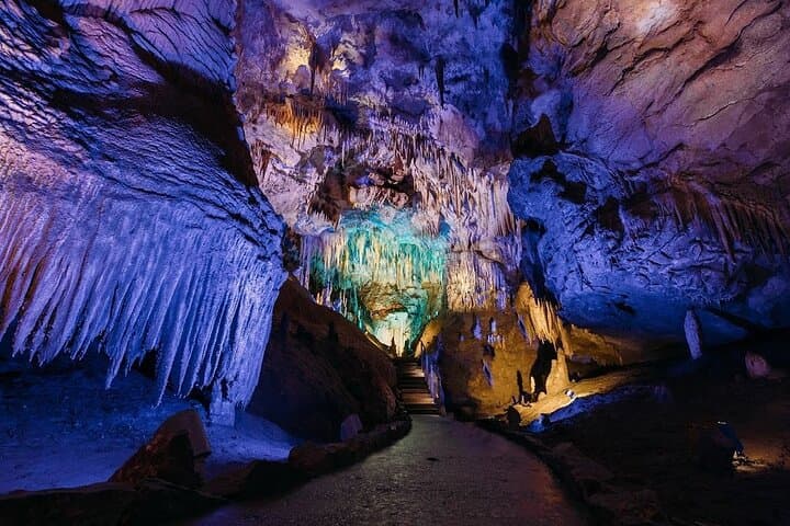Day Tour from Kutaisi: Prometheus & Sataplia Caves with Okatse and Martvili Canyons