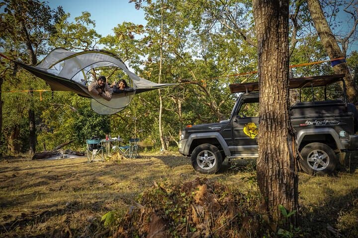 Tree-Tent Camping in Pachmarhi: Hang in Nature Overnight Hammock Tents photo 5