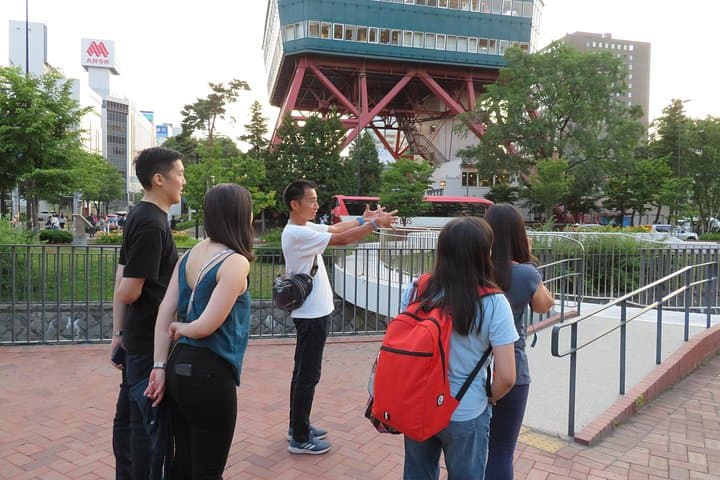 Sapporo Evening Food Walk: Sosei River, Nijo Fish Market & Local Izakaya with Ken-san