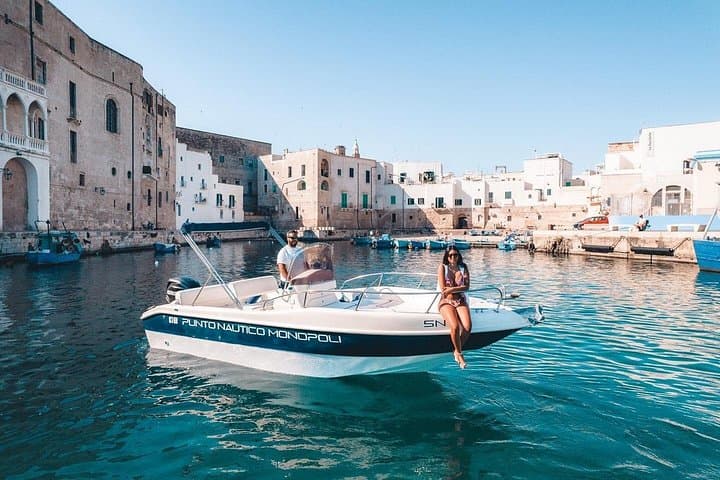 Private Monopoli Boat Tour with Skipper & Aperitif — 3- or 5-Hour Coastal Cruise photo 4