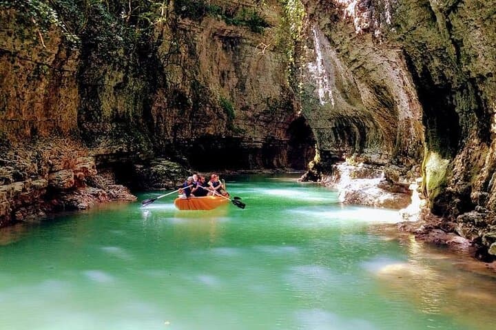 Day Tour from Kutaisi: Prometheus & Sataplia Caves with Okatse and Martvili Canyons photo 2