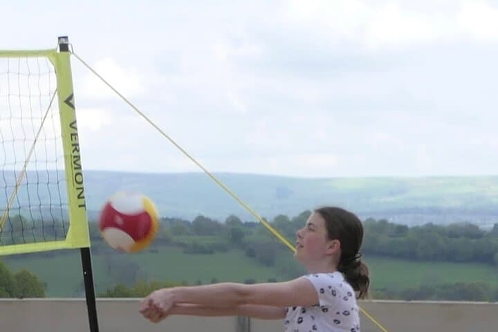 Private Beach Volleyball in Leek: Play Courts Overlooking the Deer Park