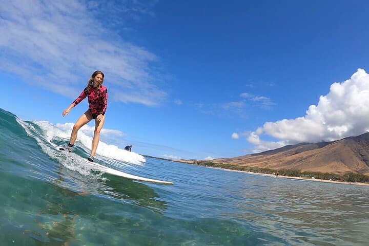 Private Surf Lesson on Maui — Ukumehame Beach Beginner Guide photo 2