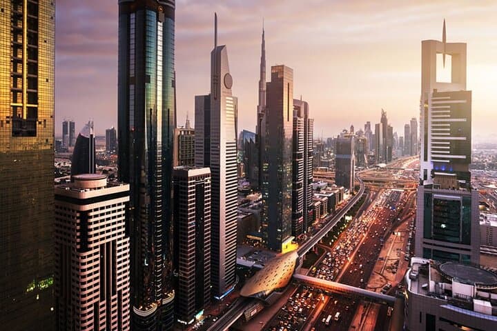 Private Dubai Sunset and Night Sightseeing Tour: Evening Drive Through Dubai’s Icons