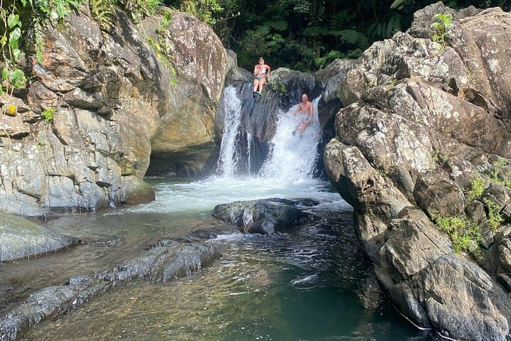 Half-Day El Yunque Tinajas & Natural Waterslides Adventure from Fajardo