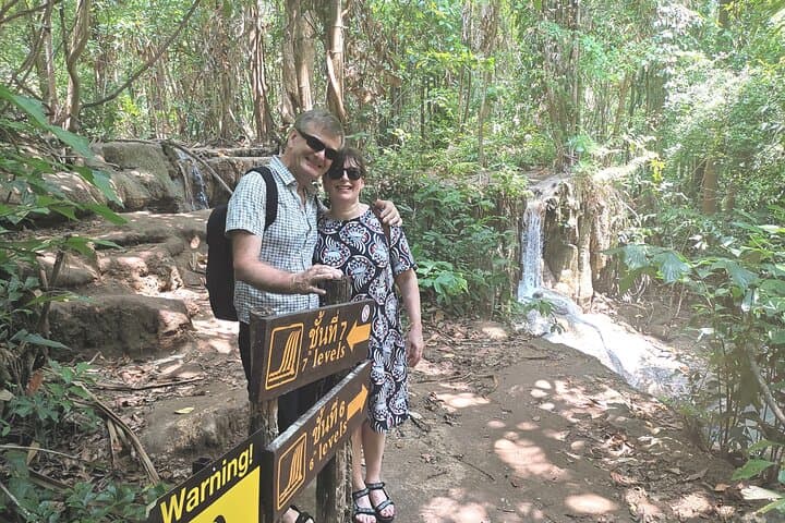 Bangkok to Erawan & Damnoen Saduak: Private Day Tour to Floating Market, River Kwai and 7‑Tier Falls photo 6