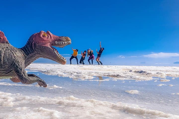 Full-Day Uyuni Salt Flats Tour with English Guide and Sunset Wine