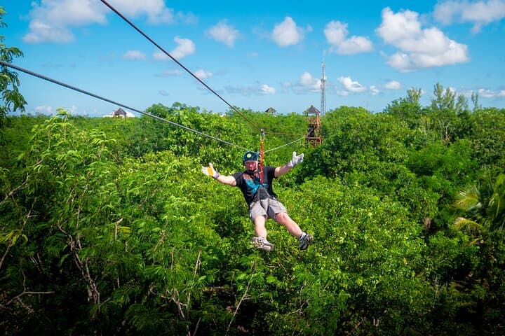 Cozumel Zipline Adventure: 6-Line Jungle Canopy with Caribbean Vistas photo 2