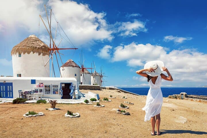 Mykonos Private Island Tour: Windmills, Beaches & Ano Mera in Half Day