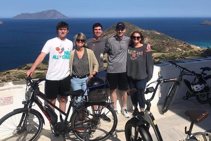 Milos e-Bike Ride: Sarakiniko, Catacombs & Ancient Theater photo 2