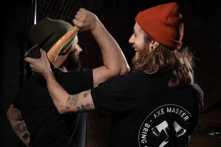 Axe Throwing in Frankfurt Altstadt: Guided Urban Axe Experience photo 4