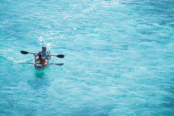 Crystal Kayak at Cabbage Beach — Clear-Hull Kayaking on Paradise Island photo 6