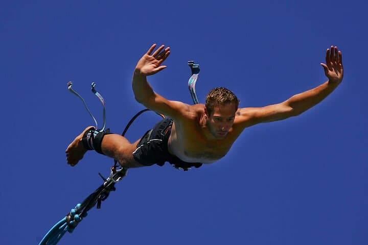 55-Meter Bungee Jump at Zrce Beach — Leap Above Croatia's Party Coast