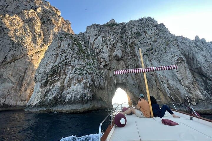 Capri Sunset Boat Tour: Private 2-Hour Grotto & Snorkel Cruise photo 3