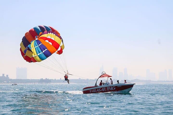 Parasailing Over Dubai: Burj Al Arab & Palm Views from 120m photo 4