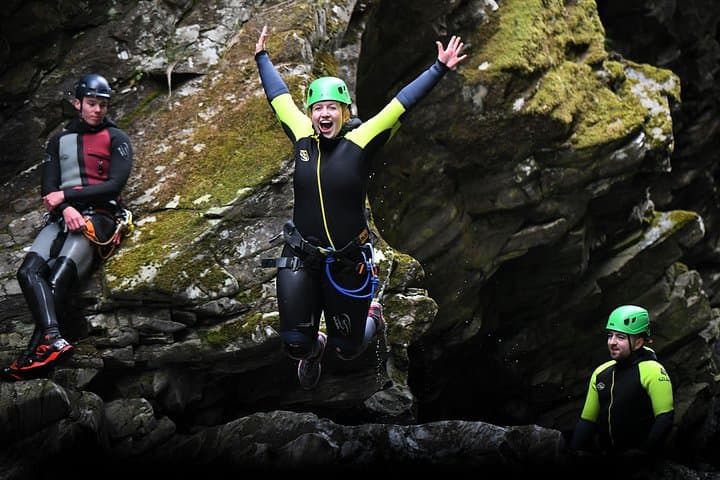 Falls of Bruar Canyoning: Slides, Jumps and a 22m Abseil in Perthshire photo 2