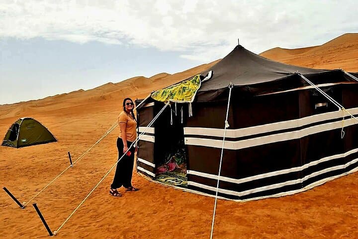 2-Day Wahiba Sands Desert Camping Tour from Muscat — Wadi Shab, Bedouin Camp & Camel Ride photo 2