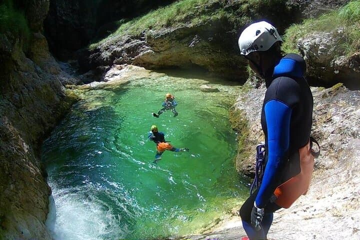 Dolomites Canyoning in Friuli — Alps Canyoning Experience