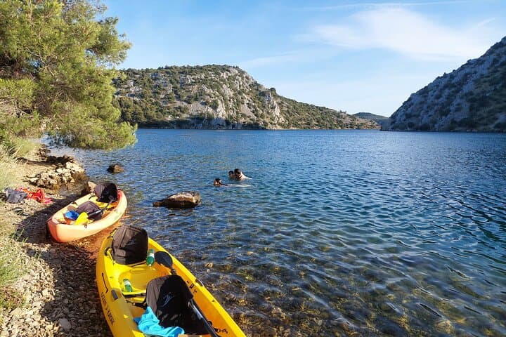Krka River Estuary Kayak Tour and Fresh Mussel Tasting — Dalmatia Day Trip photo 4