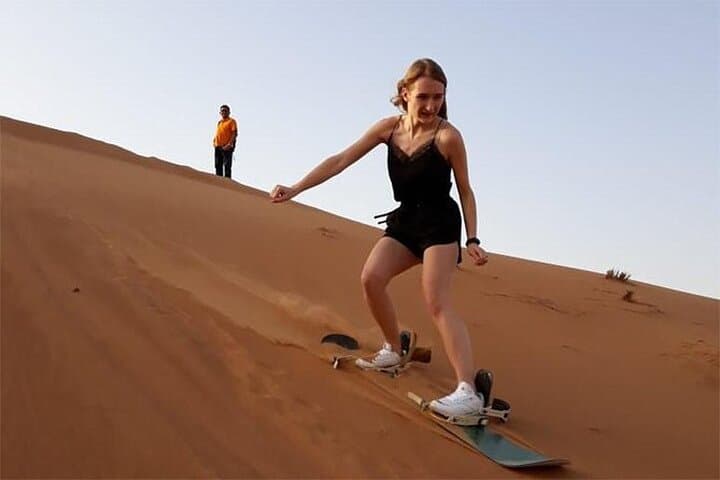 Dubai Desert Dinner Safari: Dune Bashing, Camel Ride & Sandboarding photo 6