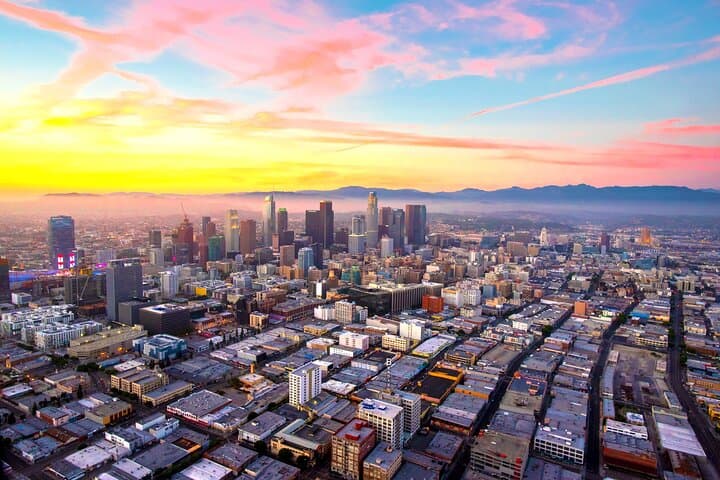 Downtown LA Lights: Private Sunset & Night Helicopter Tour photo 2