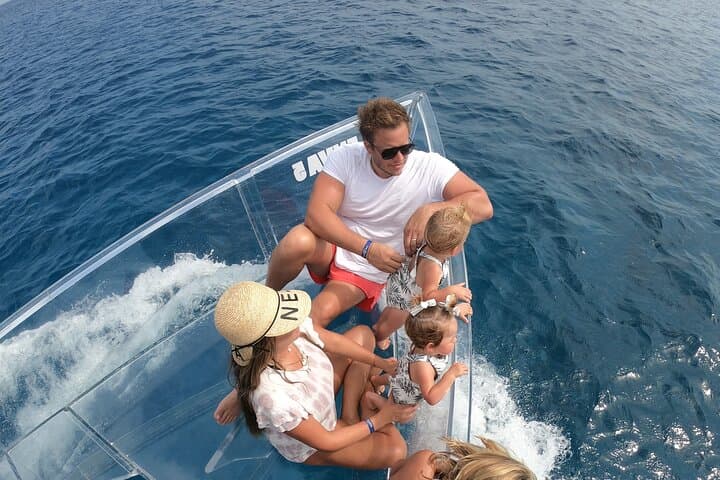 Clear-Bottom Private Boat Tour on Nichupté Lagoon, Cancun photo 2