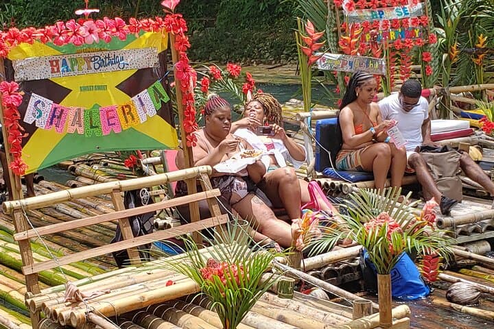 Great River Bamboo Rafting: 1-Hour Raft Float and Limestone Foot Massage from Montego Bay
