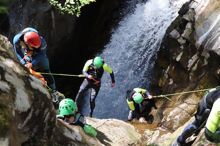 Falls of Bruar Canyoning: Slides, Jumps and a 22m Abseil in Perthshire