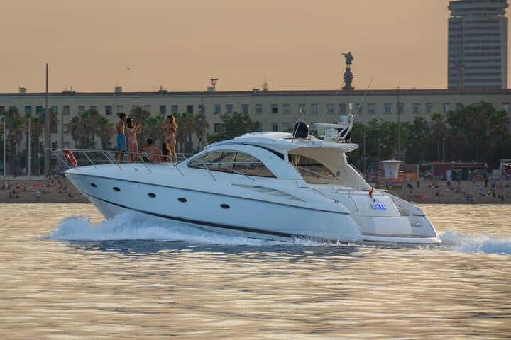 Sunseeker Yacht Rental in Barcelona: Private 2-Hour VIP Cruise photo 2
