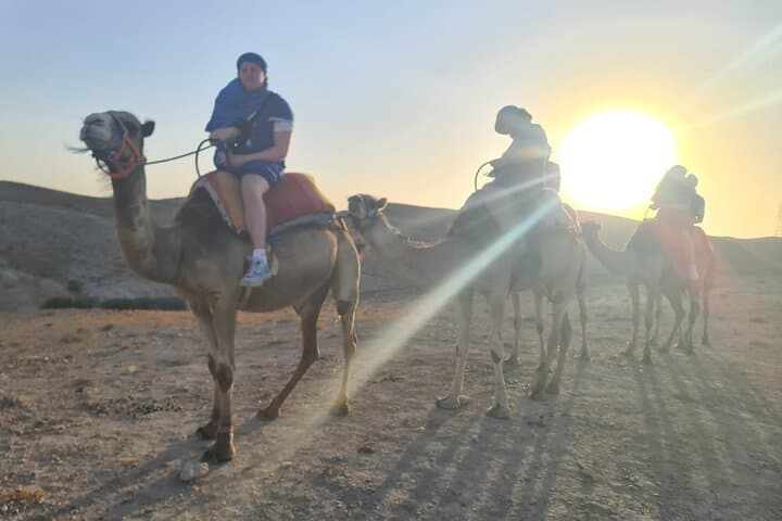 Agafay Desert Sunset Camel Ride from Marrakech — Evening Dromedary Tour & Tea photo 4