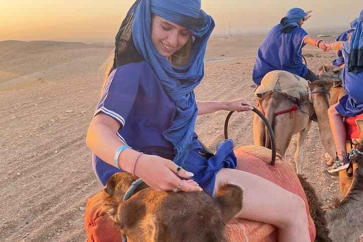 Agafay Desert Sunset Camel Ride from Marrakech — Evening Dromedary Tour & Tea photo 6