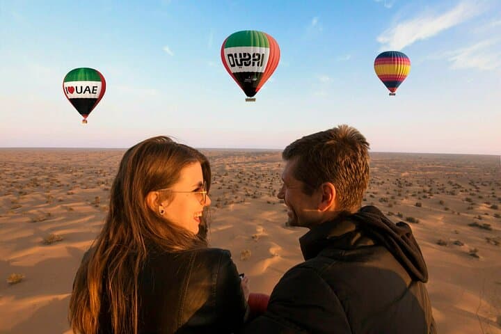 Dubai Sunrise Hot Air Balloon Ride with Falconry, Camel Ride & Breakfast photo 2