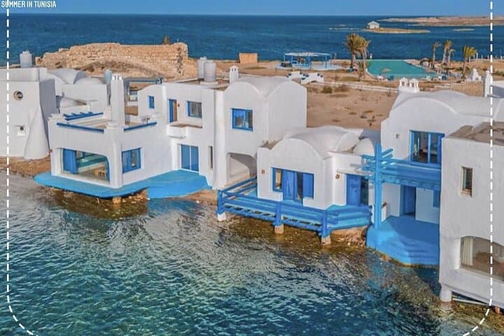 Day Boat Trip to Île El Bibane from Djerba — Swim Bays & Dolphin Watching