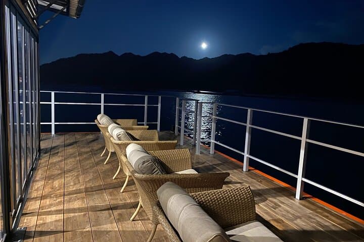Sunset Dinner Cruise on HANAIKADA: Miyajima's West Coast from a Raft photo 4