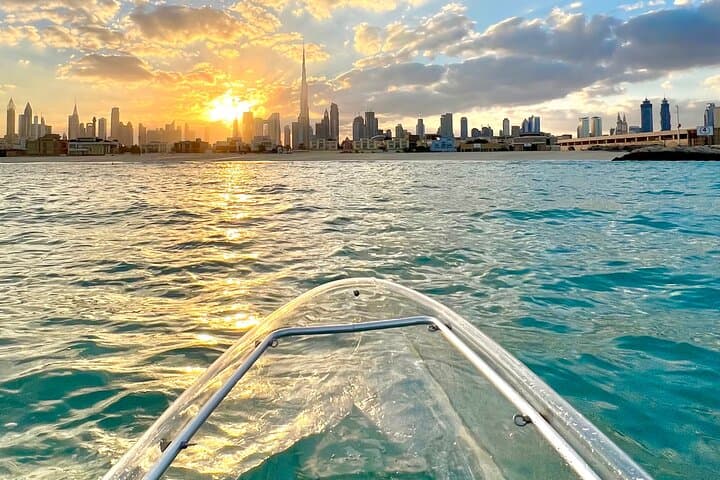 Crystal-Clear Kayaking in Dubai Marina — Transparent Kayak Tours photo 2