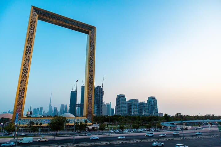 Dubai Frame Entry Ticket — Sky Deck Views, Old & Future Dubai Exhibits