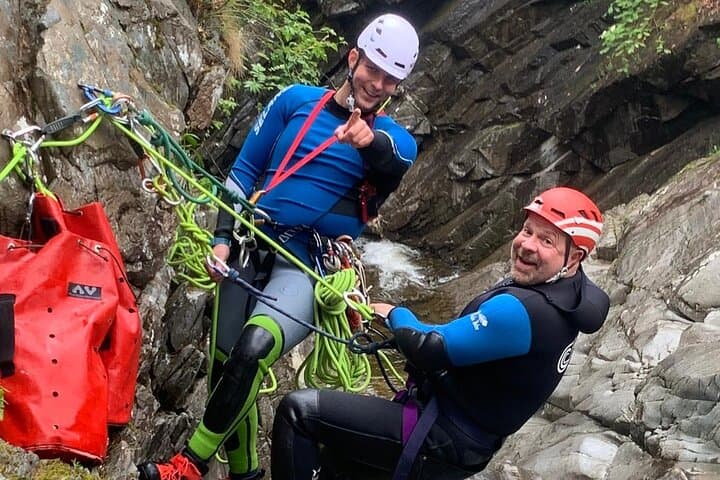 Canyoning at Bruar Falls: Rappels, Slides and Jumps in Perthshire photo 3