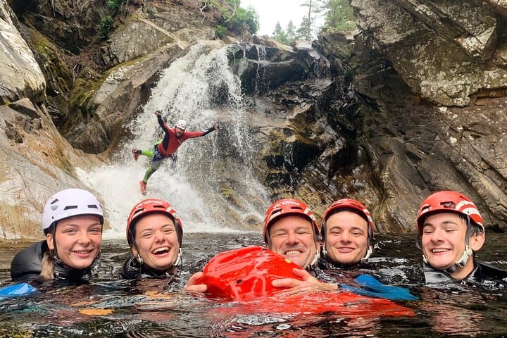 Canyoning at Bruar Falls: Rappels, Slides and Jumps in Perthshire photo 2
