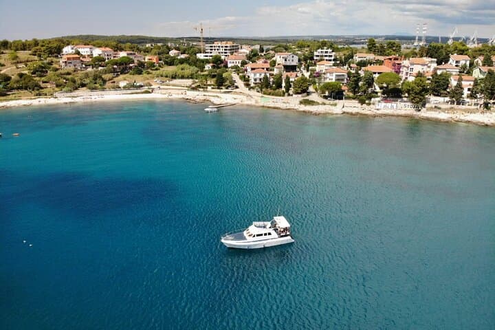 Private Pula Boat Tour: Snorkel, Fishing & Brijuni Islands Panorama photo 2