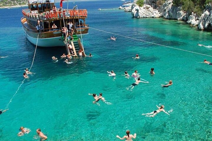 Full-Day Antalya Maldives Boat Tour to Suluada — Swim, Snorkel & Cove Hopping photo 4
