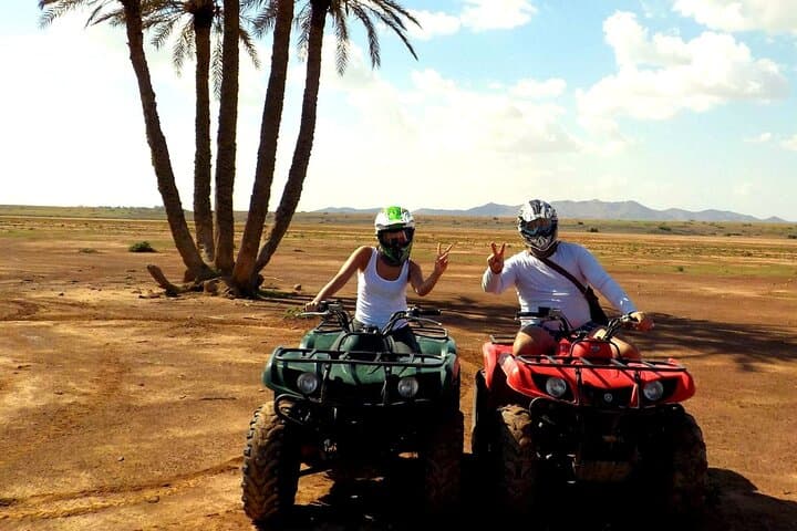 Quad Biking the Marrakech Palmeraie: Half-Day Desert & Berber Village Ride photo 2