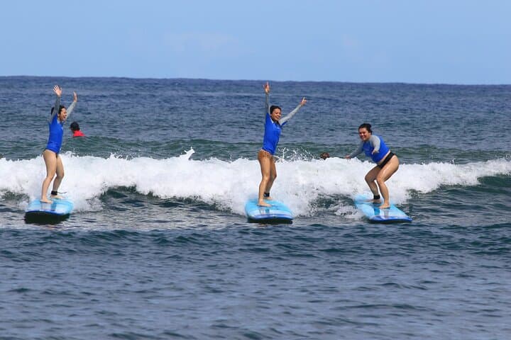North Shore Group Surf Lessons for Beginners at Puaena Point