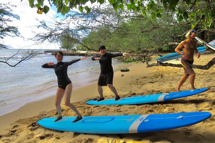 North Shore Group Surf Lessons for Beginners at Puaena Point photo 6
