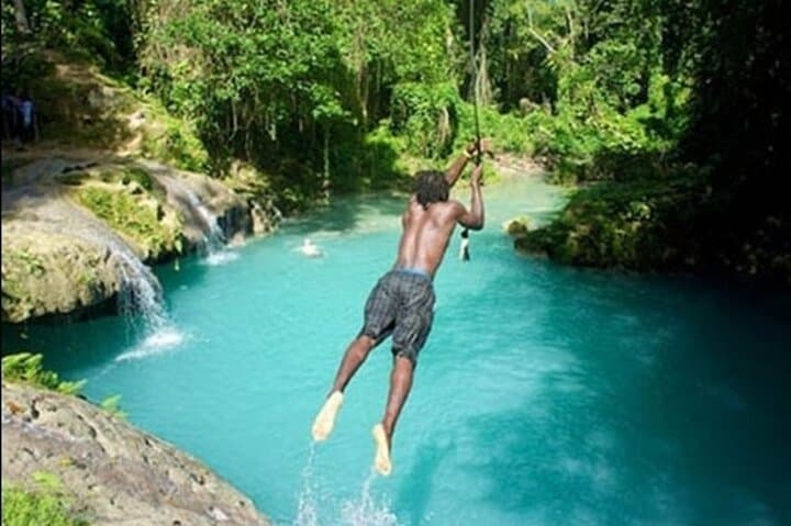Blue Hole & Dunns River Falls Combo: Ocho Rios Waterfalls Day Trip from Montego Bay photo 2