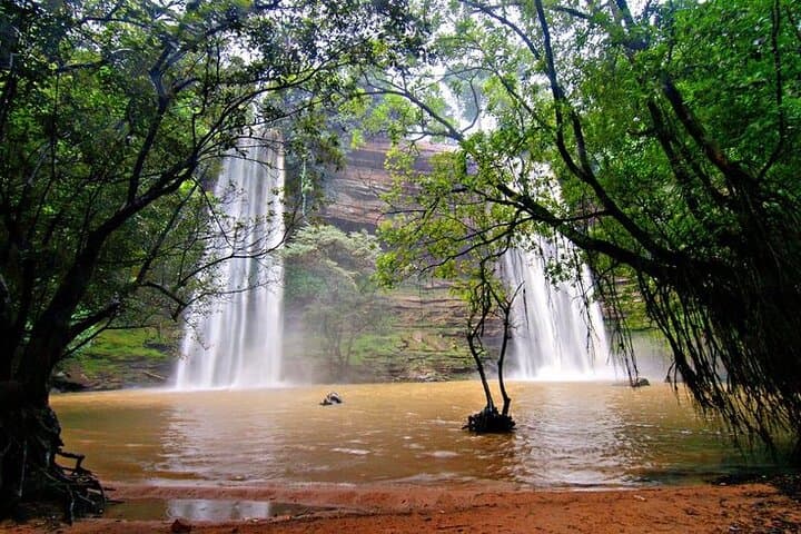 Boti Twin Falls & Aburi Botanical Garden Day Tour from Accra