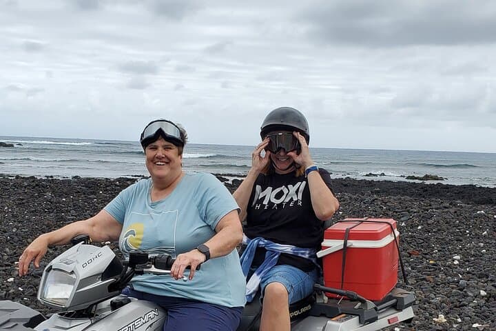 Big Island Southside ATV Tour: South Point Lava Flows, Kiawe Forests & Green Sand photo 6