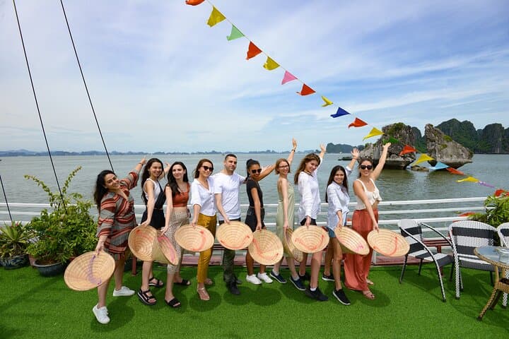 Route 2 Halong Bay Day Cruise — Kayak, Cave Hike & Titop Viewpoint photo 3